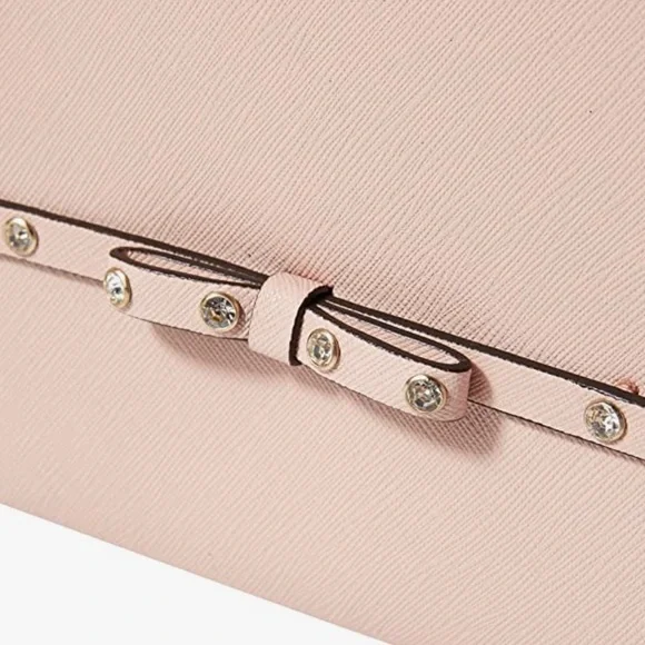 Kate Spade Hadlee Jeweled warm vellum satchel crossbody NEW Laurel Way Purse Bag - Picture 2 of 4